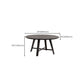 Mesa de comedor moderna mesa redonda de madera para comedor