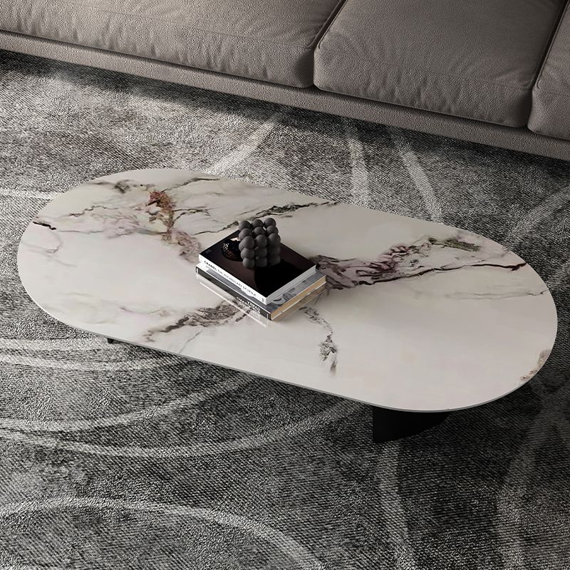 No Distressing Coffee Table Modern 2 Legs Free-Form Single Coffee Table Clearhalo 'Coffee & Accent Tables' 'Coffee Tables' 'coffee_tables' 'furn' 'furn_coffee_tables' 'Furniture' 'Living Room Furniture' 1200x1200_cff9d678-7ce3-4ddb-a584-058cdd187d93