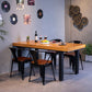 Rectangle Solid Wood Top Dining Table Industrial Iron Legs Dining Table Clearhalo 'Dining Tables & Seating' 'Dining Tables' 'dining_table' 'furn' 'furn_dining_table' 'Furniture' 'Kitchen & Dining Furniture' 1200x1200_cffb9854-1ebd-415f-a1d2-d81018470162