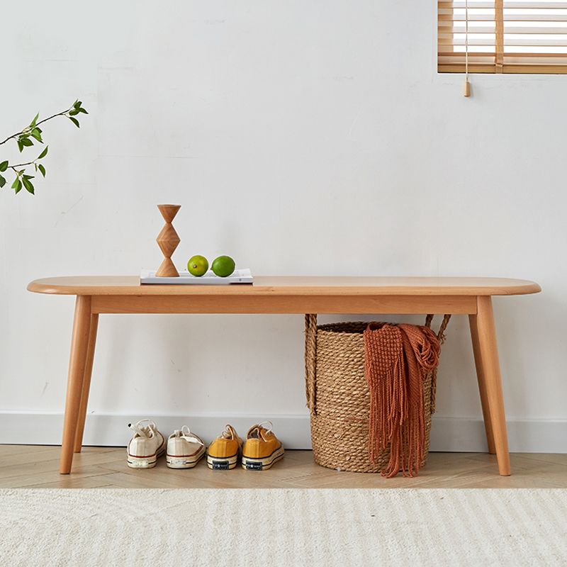 Contemporary Solid Wood Bedroom Bench 15.7" Height Seating Bench with Legs Clearhalo 'Benches' 'Chairs & Seating' 'furn' 'furn_benches' 'Furniture' 'Living Room Furniture' 1200x1200_d000d615-73c4-4765-821c-8979171d84c5