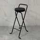 Contemporary Indoor Bar Stools Folding Counter Stool with Metal Legs Clearhalo 'Bar Furniture' 'Bar Stools' 'bar_stools' 'furn' 'furn_bar_stools' 'Furniture' 'Kitchen & Dining Furniture' 1200x1200_d004bfdd-f40c-429c-9584-a2b059920bb1