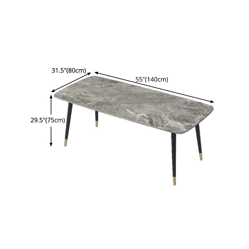 Nordic 1/2/3/5/7 Pieces Dining Set with Sintered Stone Table and Leather Chairs Dining Set Clearhalo 'Dining Room Sets' 'Dining Tables & Seating' 'dining_room_set' 'furn' 'furn_dining_room_set' 'Furniture' 'furniture_dining_room_set' 'Kitchen & Dining Furniture' 'kitchen&dining_furn' 'kitchen' 1200x1200_d005c6bf-32d9-4822-bcff-0ff5fa4921f1