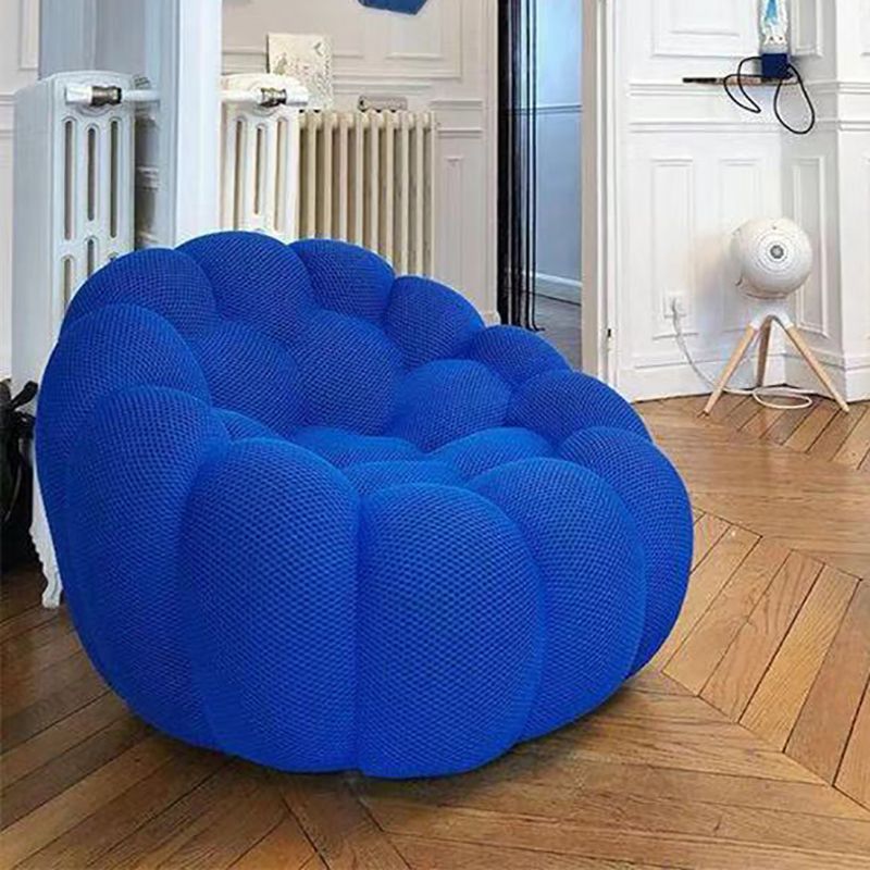 Ultra-Modern Curved Sofa 31.5"High Fabric Biscuit Back Armless Sofa Clearhalo 'furn' 'furn_sofas' 'Furniture' 'furniture_sofas' 'kitchen' 'kitchen_sofas' 'Living Room Furniture' 'Sofa' 'sofas' 1200x1200_d0084b60-2803-42c6-b7eb-e39540721f5c