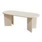 Contemporary Artificial Wood Top Oval Dinette Table Simple Dining Table for Living Room Clearhalo 'Dining Tables & Seating' 'Dining Tables' 'dining_table' 'furn' 'furn_dining_table' 'Furniture' 'furniture_dining_table' 'Kitchen & Dining Furniture' 'kitchen' 'kitchen_dining_table' 1200x1200_d008de8f-5fa9-4703-a6f2-6b505871cb94