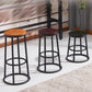 Modern Style Wood Bar Stool with Metal Footrest Round Bar Stool Clearhalo 'Bar Furniture' 'Bar Stools' 'bar_stools' 'furn' 'furn_bar_stools' 'furniture_bar_stools' 'Kitchen & Dining Furniture' 'kitchen&dining_furn' 'kitchen' 'kitchen_furn' Furniture' 1200x1200_d00acab7-6930-4428-84bd-dc317437a122
