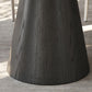 Modern Pedestal Casual Dining Table Round Dining Table with Ash Wood Base