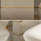 Metal Traditional Luxury Rectangle Dining Table Sintered Stone Table for Dining Room Clearhalo ' dining_table' 'Dining Tables & Seating' 'Dining Tables' 'furn' 'furn_dining_table' 'Furniture' 'furniture_dining_table' 'Kitchen & Dining Furniture' 'kitchen&dining_furn' 'kitchen' 'kitchen_dining_table' 1200x1200_d00d6472-fcf1-4d02-946d-b41bf47b2782
