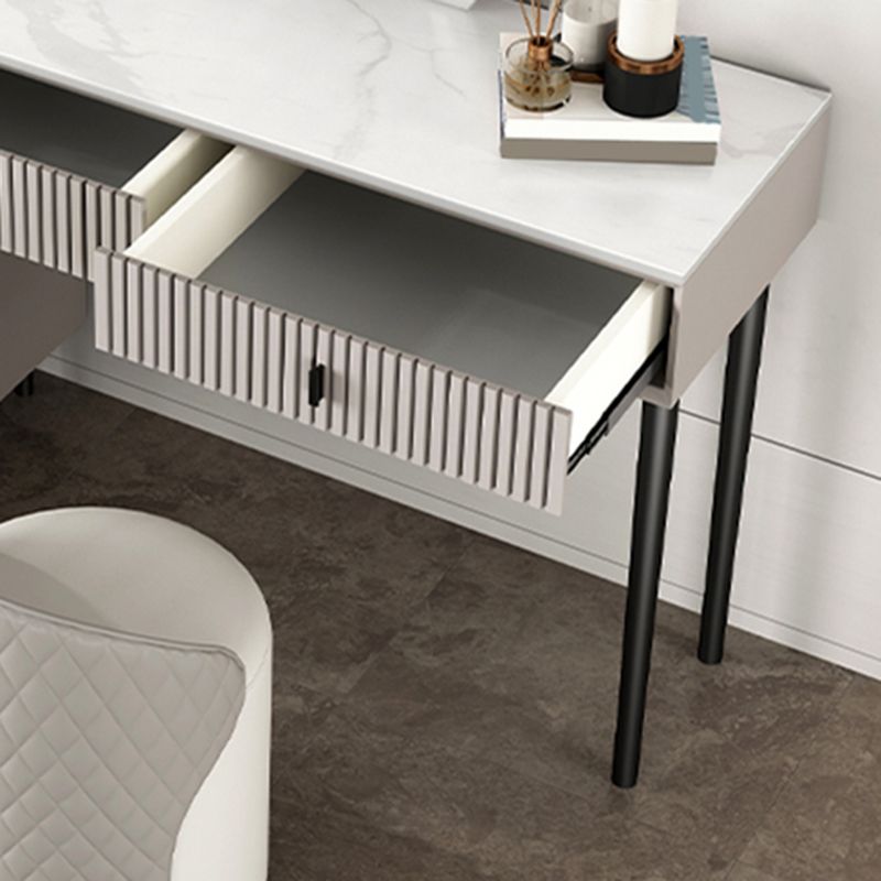 Tavolo da toeletta per vanità per trucco in legno massiccio glam