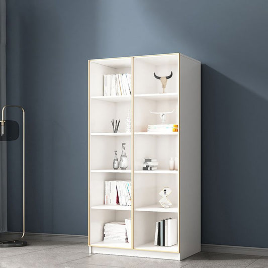 Libreria moderna in legno ingegnerizzato standard chiuso alla libreria verticale con porte