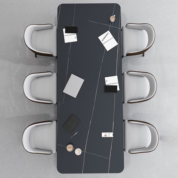 Moderner Steinrechteck-Büroschreibtisch 29,53 Zoll großer Schreibtisch