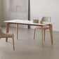 Modern Dining Room Set 1/2/3/4 Pieces Rectangle Sintered Stone Table and Armless Chairs Clearhalo 'Dining Room Sets' 'Dining Tables & Seating' 'dining_room_set' 'furn' 'furn_dining_room_set' 'Furniture' 'Kitchen & Dining Furniture' 1200x1200_d0124f9f-9883-47e2-822f-b85bc3ea352b