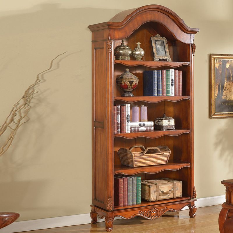 Contemporary Closed Back Bookshelf Vertical Solid Wood Bookcase for Office Clearhalo 'Bookcases' 'furn' 'furn_bookcases' 'Furniture' 'Office Furniture' 1200x1200_d013ad6e-9cb8-44eb-9e8c-0266582bdd6b