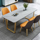 Metal Traditional Luxury Rectangle Table Sintered Stone Table with Sled Clearhalo ' dining_table' 'Dining Tables & Seating' 'Dining Tables' 'furn' 'furn_dining_table' 'Furniture' 'furniture_dining_table' 'Kitchen & Dining Furniture' 'kitchen&dining_furn' 'kitchen' 'kitchen_dining_table' 1200x1200_d013f4f5-6b8a-4961-8c05-3dfb81018752