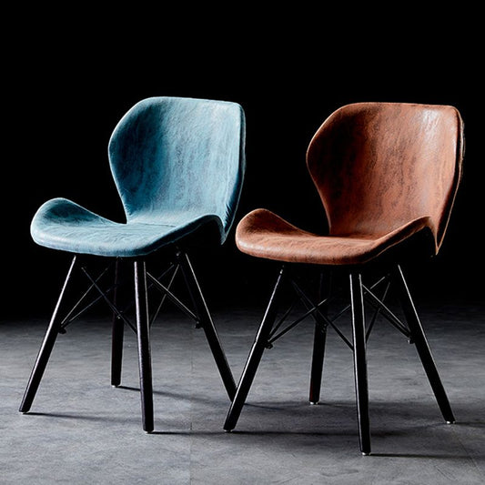 Indoor Industrial Side Chair Wingback Wood Upholstered Dining Room Chair Clearhalo ' kitchen&dining_furn' 'Dining Chairs' 'Dining Tables & Seating' 'dining_chair' 'furn' 'furn_dining_chair' 'Furniture' 'furniture_dining_chair' 'Kitchen & Dining Furniture' 'kitchen' 1200x1200_d01546b1-eb1e-4678-b708-167f2f0880ce