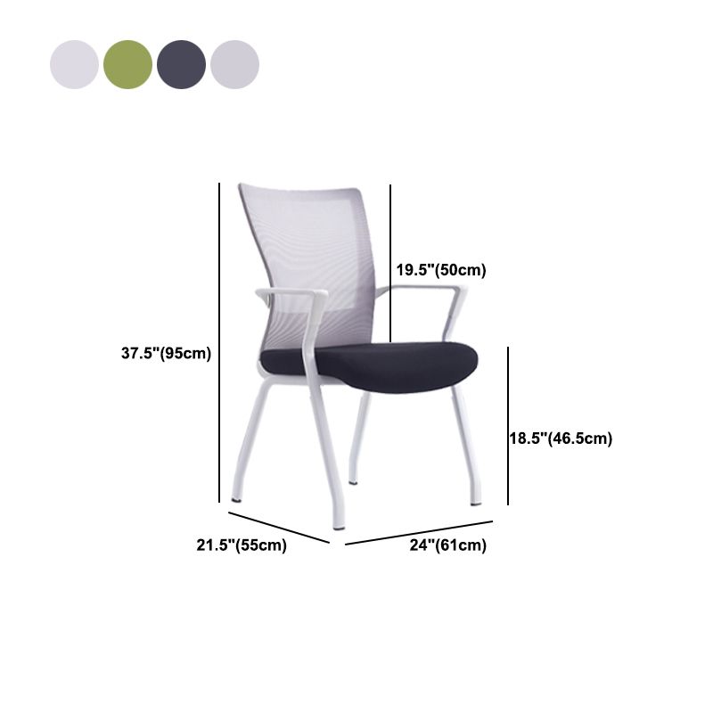 21"W Contemporary Office Chair Breathable Air Grid Upholstered Desk Chair Clearhalo 'furn' 'furn_office_chair' 'Furniture' 'Office Chairs' 'Office Furniture' 'office_chair' 1200x1200_d0157f2b-e65e-4ee8-9faa-d45591113176