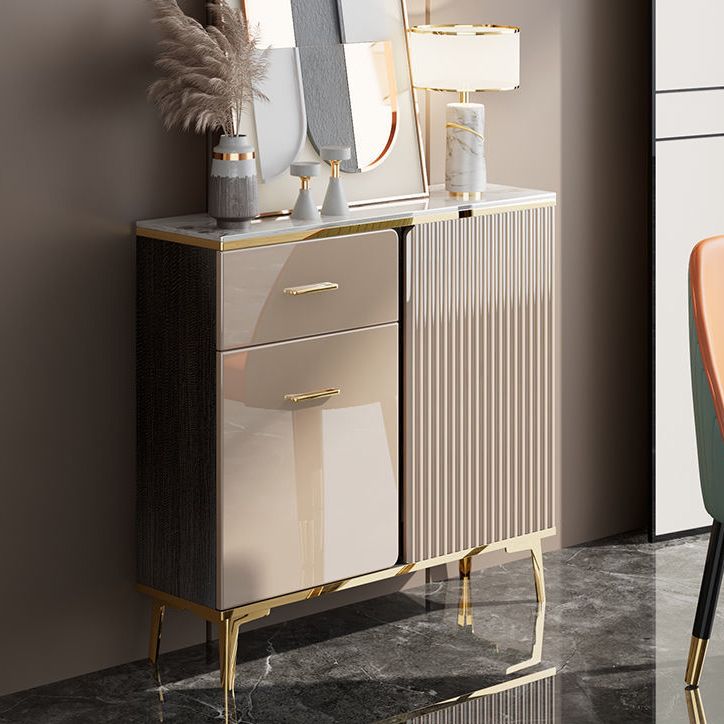 Aparador de piedra de piedra estantes ajustables de comedor de cocina