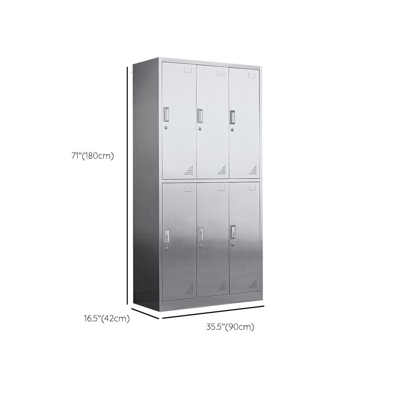 Moderno moderno armadio a cerniera a car "Armale in metallo cromata per bagno