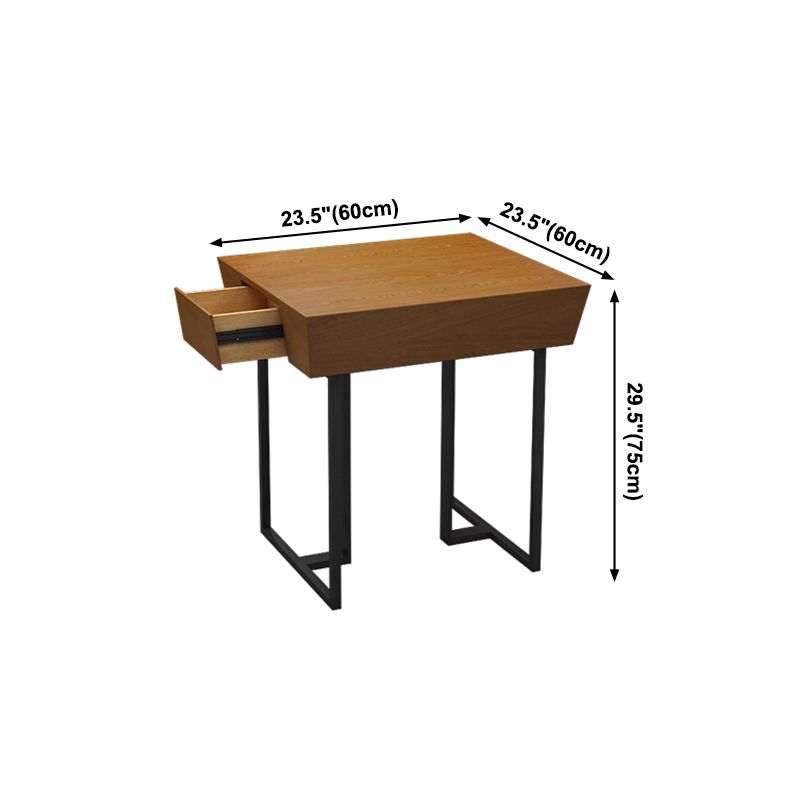 Industrial Style Dining Site Table Solid Wood Dining Room Furniture for Home Clearhalo ' dining_table' 'Dining Tables & Seating' 'Dining Tables' 'furn' 'furn_dining_table' 'Furniture' 'furniture_dining_table' 'Kitchen & Dining Furniture' 'kitchen&dining_furn' 'kitchen' 'kitchen_dining_table' 1200x1200_d017d602-a520-457d-9925-c3c0a9d282cc