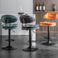 Tabouret de barre de hauteur réglable pivotant tabouret de bar en fer industriel avec repose-pied