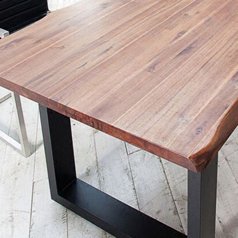 Rectangular Solid Wood Writing Desk Industrial Office Meeting Desk Clearhalo 'furn' 'furn_office_desk' 'Furniture' 'Office Desks' 'Office Furniture' 'office_desk' 1200x1200_d01d8806-d047-401f-9170-e3156bf9fa33