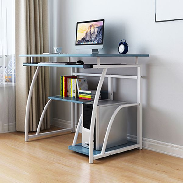 Contemporary Rectangular Computer Desk Manufactured Wood Desk,27.6"L x 15.7"W x 28"H Clearhalo 'furn' 'furn_office_desk' 'Furniture' 'Office Desks' 'Office Furniture' 'office_desk' 1200x1200_d01e398e-159c-477e-aa7c-ebf388978fc1