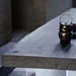 Moderne dubbele voetstuk eettafel houten tafel voor eetkamer