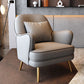 Contemporary Pillow Back Chair Recessed Arms Pillow Back ArmChair Clearhalo 'Accent Chairs' 'accent_chairs' 'Chairs & Seating' 'furn' 'furn_accent_chairs' 'Furniture' 'Living Room Furniture' 1200x1200_d022b81e-565f-4fd7-bf10-7ada8f3a9126