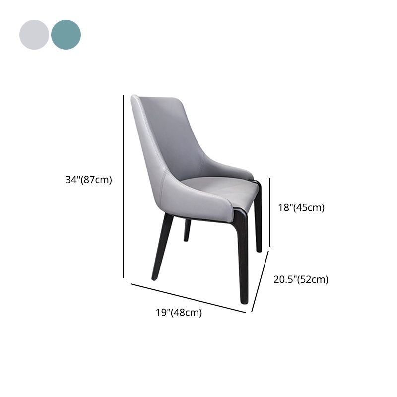 Sedie laterali in vetro finto minimalista braccio retro solido sedia da pranzo