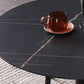 Modern Round Dining Set Stone 1/2/5 Pieces Dining Furniture in Matte Finish for Indoor