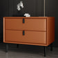 18.5" Tall 2 - Drawer Nightstand Modern Solid Wood Nightstand Clearhalo 'Bedroom Furniture' 'furn' 'furn_night_stand' 'Furniture' 'night_stand' 'Nightstands' 1200x1200_d0294805-8300-42fb-a91b-be58f0c87d9d