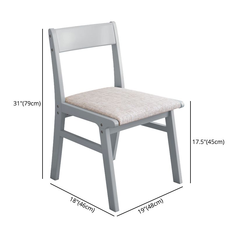 Home Contemporary Side Chair Open Back Upholstered Wood Dining Room Chair Clearhalo ' kitchen&dining_furn' 'Dining Chairs' 'Dining Tables & Seating' 'dining_chair' 'furn' 'furn_dining_chair' 'Furniture' 'furniture_dining_chair' 'Kitchen & Dining Furniture' 'kitchen' 1200x1200_d0301e70-d013-4f27-9cf2-8ac61685e18e