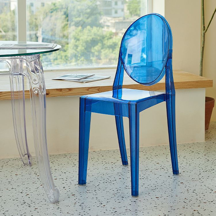 Scandinavian Style Plastic Chair Set Kitchen Dining Room Open Back Side Chairs Clearhalo ' kitchen&dining_furn' 'Dining Chairs' 'Dining Tables & Seating' 'dining_chair' 'furn' 'furn_dining_chair' 'Furniture' 'furniture_dining_chair' 'Kitchen & Dining Furniture' 'kitchen' 1200x1200_d0307fda-a515-4ff3-979d-55281c166127