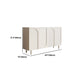 Contemporary White Wood Buffet Sideboard Adjustable Shelving Sideboard Clearhalo 'buffet_sideboard' 'Buffets & Sideboards' 'furn' 'furn_buffet_sideboard' 'Furniture' 'Kitchen & Dining Furniture' 1200x1200_d0312ee8-4f0b-4be0-bede-5925996f29d9