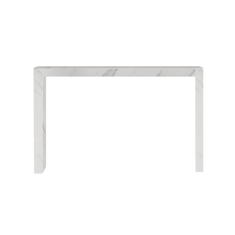 Moderner Bar-Esstisch, rechteckiger Stein-Bartisch für das Wohnzimmer