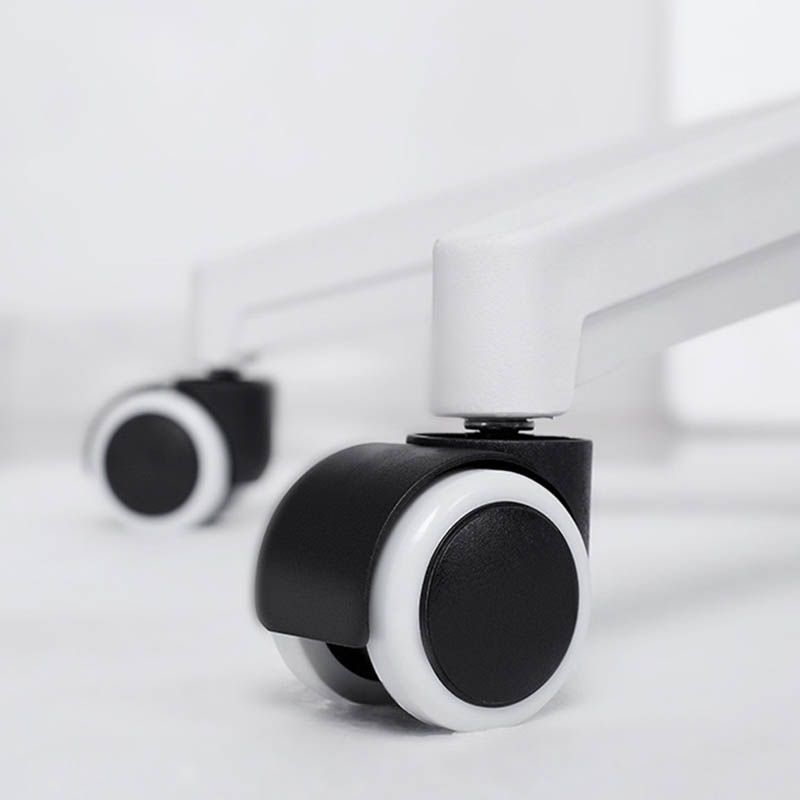 Silla de oficina moderna Armas fijas Tapizadas sin silla de escritorio angustiante con ruedas