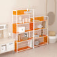 Acrylic Scandinavian Open Etagere Bookshelf with White Iron Frame Clearhalo 'Bookcases' 'furn' 'furn_bookcases' 'Furniture' 'furniture_bookcases' 'Office Furniture' 1200x1200_d0322bea-fe47-4af0-8eaa-849908a3bca8