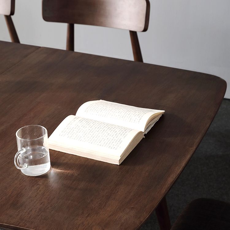 Extendable Rectangle Dining Table Modern Adjustable Oak Wood Table with 4 Legs Clearhalo ' dining_table' 'Dining Tables & Seating' 'Dining Tables' 'furn' 'furn_dining_table' 'Furniture' 'furniture_dining_table' 'Kitchen & Dining Furniture' 'kitchen&dining_furn' 'kitchen' 'kitchen_dining_table' 1200x1200_d032f069-1c60-4e10-b986-bedb89b16c87