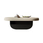 Contemporary Irregular Coffee Table Modern 15.7-In High 1 Single Cocktail Table Clearhalo 'Coffee & Accent Tables' 'Coffee Tables' 'coffee_tables' 'furn' 'furn_coffee_tables' 'Furniture' 'Living Room Furniture' 1200x1200_d0330ae2-c5d0-40f1-bf25-b3f50c9463f9