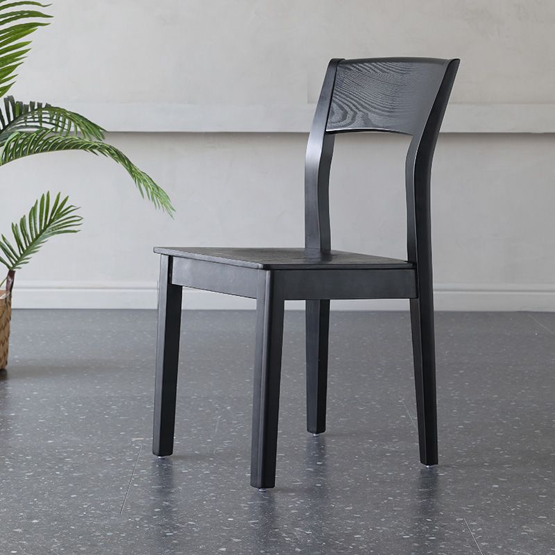 Armless Dining Chairs Modern Solid Wood Side Kitchen Chairs for Home Clearhalo 'Dining Chairs' 'Dining Tables & Seating' 'dining_chair' 'furn' 'furn_dining_chair' 'Furniture' 'furniture_dining_chair' 'Kitchen & Dining Furniture' 1200x1200_d033c7fe-5588-468f-8b84-dadaeeed7413