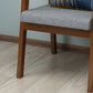 Nordic Style Wood Armrest Cushion Back Solid Wood Frame Arm Chair