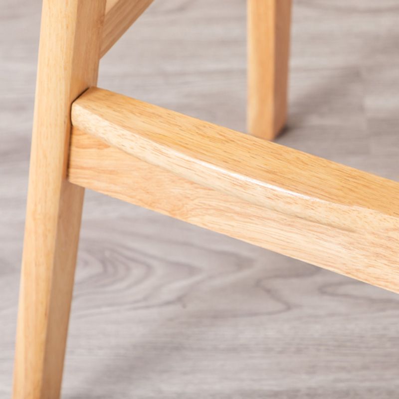 Contemporary Leather Solid Wood Barstools Bristol Bar Stool with Footrest and Low Back Clearhalo 'Bar Furniture' 'Bar Stools' 'bar_stools' 'furn' 'furn_bar_stools' 'furniture_bar_stools' 'Kitchen & Dining Furniture' 'kitchen&dining_furn' 'kitchen' 'kitchen_furn' Furniture' 1200x1200_d03485f0-10c6-4229-a184-0ec34e01b7d4