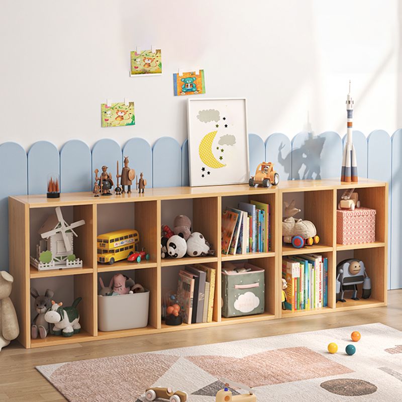 Modern Standard Bookcase Engineered Wood Open Back Bookshelf Clearhalo 'Bookcases' 'furn' 'furn_bookcases' 'Furniture' 'Office Furniture' 1200x1200_d0379246-6573-4065-814f-5976031bda8d