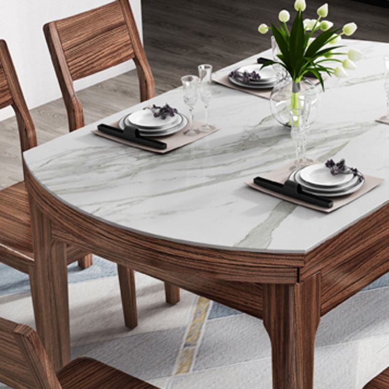 コンテンポラリーダイニングセット1/7 PCS標準の高さのダイニングセットセルフ保存の葉