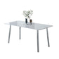 Sintered Stone Dining Table Modern Rectangle Dining Table with Acrylic Base for Home Use Clearhalo ' dining_table' 'Dining Tables & Seating' 'Dining Tables' 'furn' 'furn_dining_table' 'Furniture' 'furniture_dining_table' 'Kitchen & Dining Furniture' 'kitchen&dining_furn' 'kitchen' 'kitchen_dining_table' 1200x1200_d03df4b3-23ca-4165-adf3-543d81ad9b01