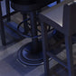 Industrial Style Bar Height Table Black Bar Dining Table with Storage Clearhalo 'Bar Furniture' 'Bar Tables' 'bar_tables' 'furn' 'furn_bar_tables' 'Furniture' 'Kitchen & Dining Furniture' 1200x1200_d03e3d5a-df2d-4fba-8b35-50b8394c5b71