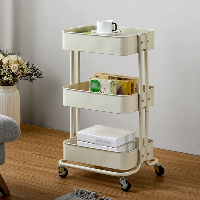 Contemporary Geometric Bookshelf Open Back Bookcase with Wheels Clearhalo 'Bookcases' 'furn' 'furn_bookcases' 'Furniture' 'Office Furniture' 1200x1200_d03e9626-1981-4e4e-bc87-1552e5d580ba