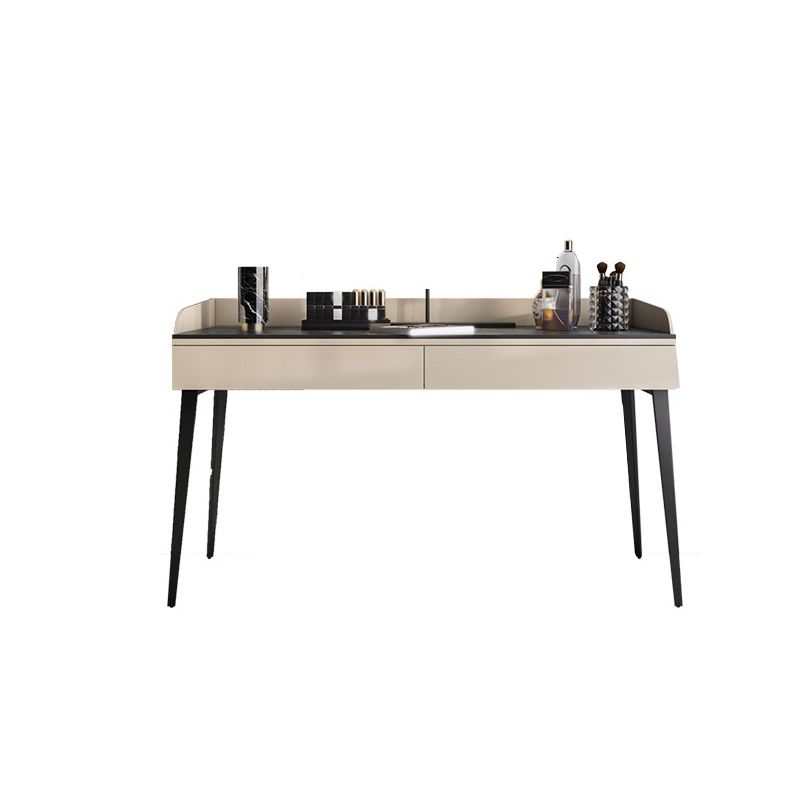 Camera da letto Make-Up Vanity Desk 31.5 "/39.37" /47.24 "W, finitura nera/kaki