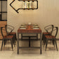Industrial Rectangle Dining Room Table Pine Solid Wood Table with Black Trestle Base for Home Use Clearhalo ' dining_table' 'Dining Tables & Seating' 'Dining Tables' 'furn' 'furn_dining_table' 'Furniture' 'furniture_dining_table' 'Kitchen & Dining Furniture' 'kitchen&dining_furn' 'kitchen' 'kitchen_dining_table' 1200x1200_d04143ec-cb8e-4b5d-b429-6c64fe42b9c6