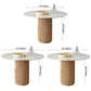 Solid Wood Pedestal Dining Site Table Simplicity Style Round Dinette Table Clearhalo ' dining_table' 'Dining Tables & Seating' 'Dining Tables' 'furn' 'furn_dining_table' 'Furniture' 'furniture_dining_table' 'Kitchen & Dining Furniture' 'kitchen&dining_furn' 'kitchen' 'kitchen_dining_table' 1200x1200_d045a040-ce67-4594-8e92-500adb26d6d8