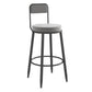 Modern 1/2/7 Pieces Bar Table Set Rectangle Stone Counter Table with Stools for Balcony Clearhalo 'Bar Furniture' 'furn' 'furn_home_bar_bar_sets' 'Furniture' 'Home Bars & Bar Sets' 'home_bar_bar_sets' 'Kitchen & Dining Furniture' 1200x1200_d048f322-a22f-426e-a575-5523ad99159f